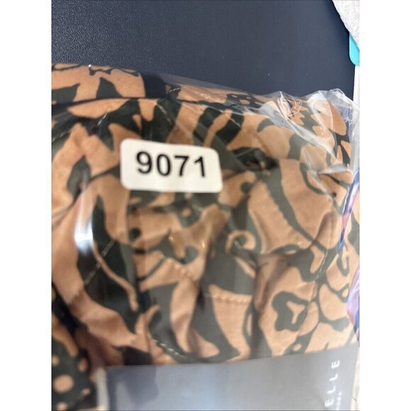 BAGATELLE Women's S Button Belted Quilted Jacket Camel Black Floral NWT - Picture 12 of 13